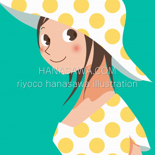RiyocoHanasawa-ILLUSTRATION/2012・夏服の女の子
